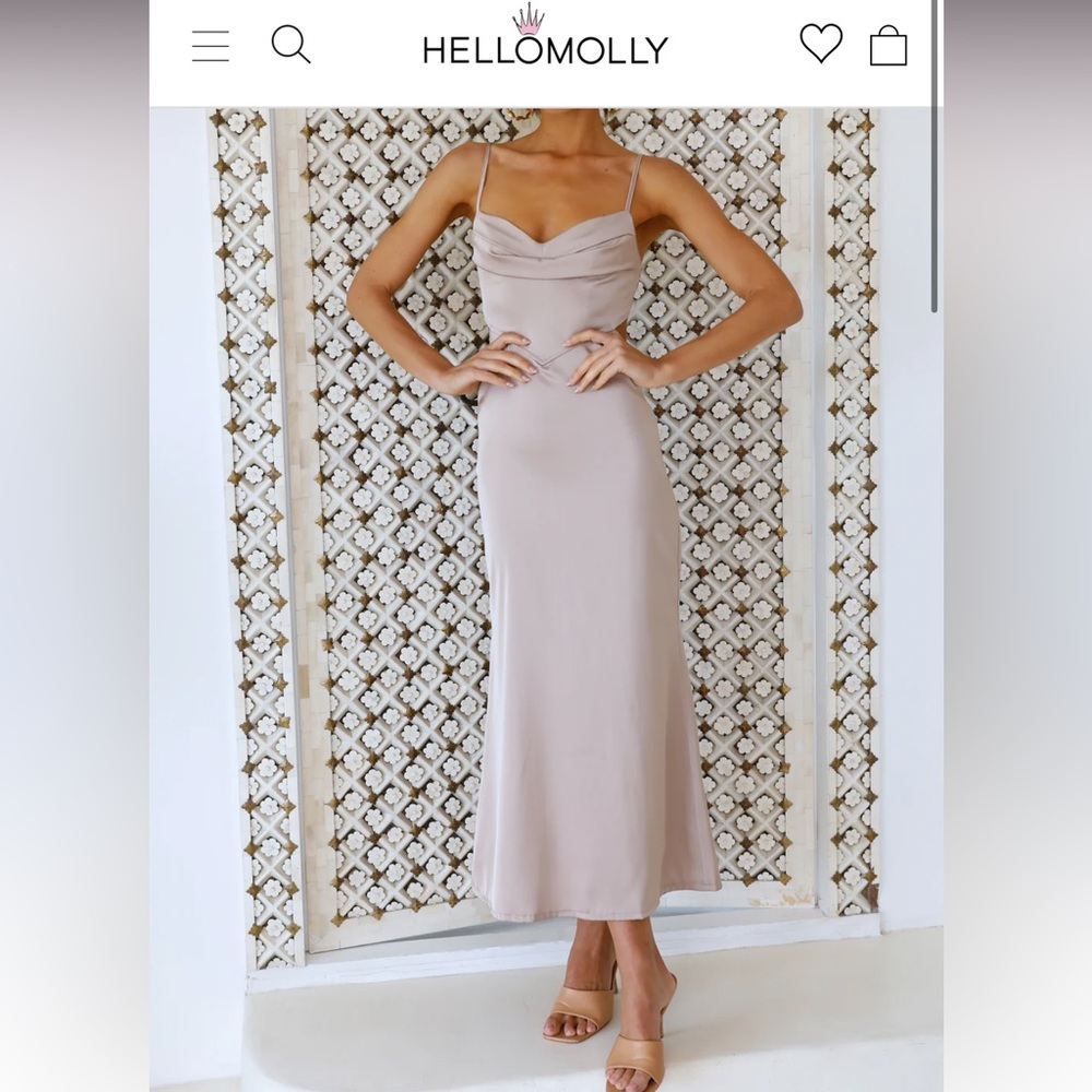 Size small beige hello molly dress